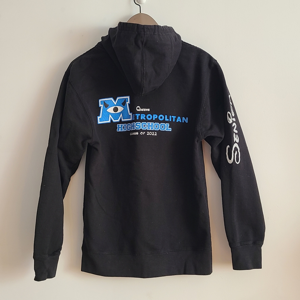 Black Metropolitan High School Hoodie Unisex Size L